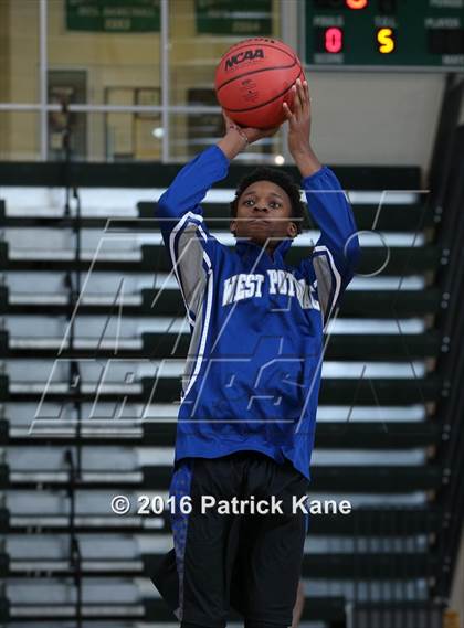 Thumbnail 3 in West Potomac vs Bishop Ireton (George Long Holiday Hoops Tournament) photogallery.