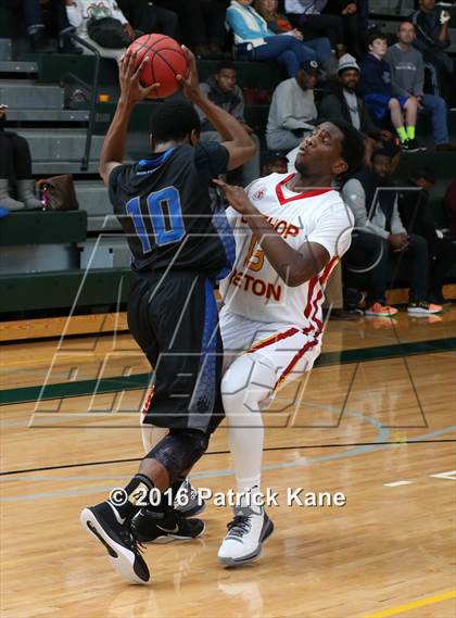 Thumbnail 1 in West Potomac vs Bishop Ireton (George Long Holiday Hoops Tournament) photogallery.