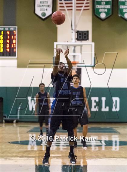 Thumbnail 2 in West Potomac vs Bishop Ireton (George Long Holiday Hoops Tournament) photogallery.