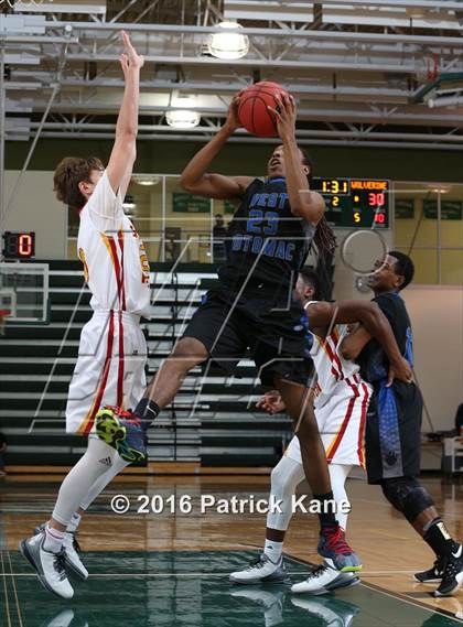 Thumbnail 1 in West Potomac vs Bishop Ireton (George Long Holiday Hoops Tournament) photogallery.