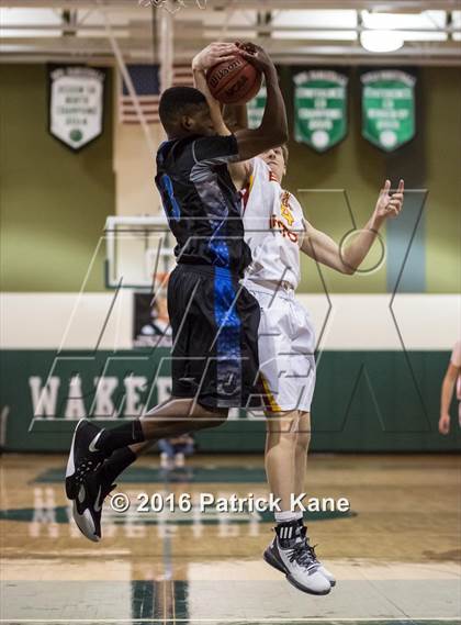 Thumbnail 2 in West Potomac vs Bishop Ireton (George Long Holiday Hoops Tournament) photogallery.