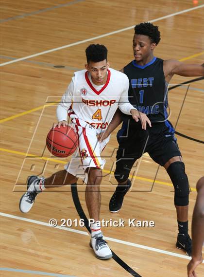 Thumbnail 2 in West Potomac vs Bishop Ireton (George Long Holiday Hoops Tournament) photogallery.
