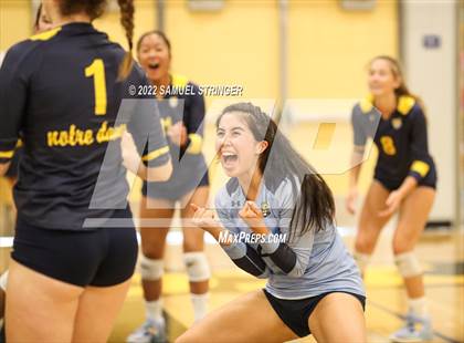 Thumbnail 1 in Notre Dame vs. Archbishop Mitty (Spikefest 1) photogallery.