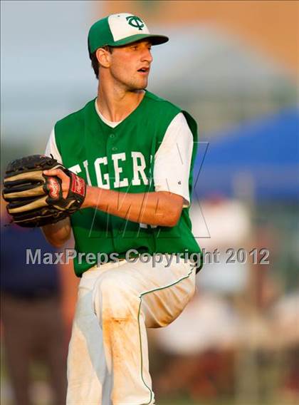 Thumbnail 3 in Triton Central vs Scecina Memorial (IHSAA 2A Sectional Final) photogallery.