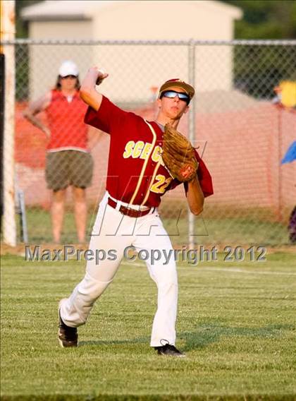 Thumbnail 3 in Triton Central vs Scecina Memorial (IHSAA 2A Sectional Final) photogallery.