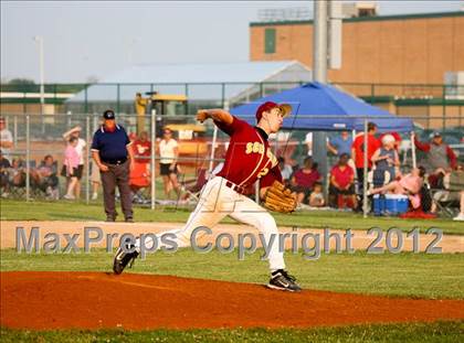 Thumbnail 1 in Triton Central vs Scecina Memorial (IHSAA 2A Sectional Final) photogallery.