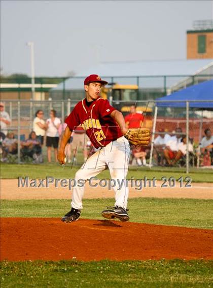 Thumbnail 3 in Triton Central vs Scecina Memorial (IHSAA 2A Sectional Final) photogallery.