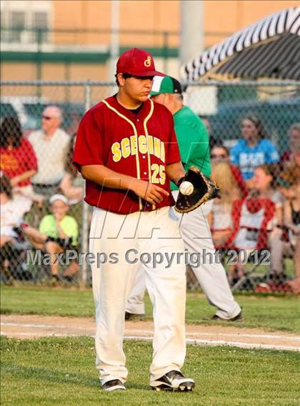 Thumbnail 1 in Triton Central vs Scecina Memorial (IHSAA 2A Sectional Final) photogallery.