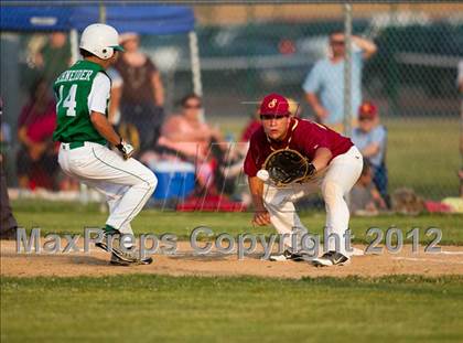 Thumbnail 3 in Triton Central vs Scecina Memorial (IHSAA 2A Sectional Final) photogallery.