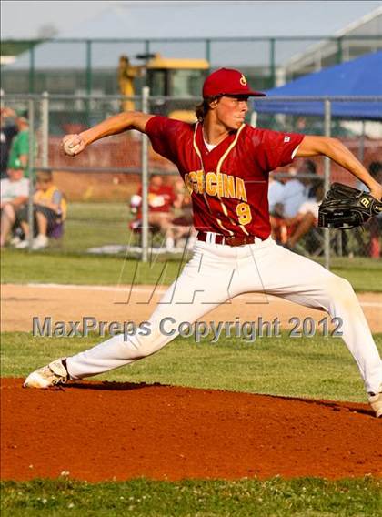 Thumbnail 2 in Triton Central vs Scecina Memorial (IHSAA 2A Sectional Final) photogallery.