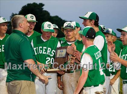 Thumbnail 2 in Triton Central vs Scecina Memorial (IHSAA 2A Sectional Final) photogallery.