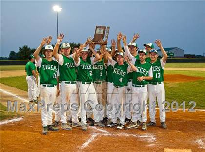 Thumbnail 3 in Triton Central vs Scecina Memorial (IHSAA 2A Sectional Final) photogallery.