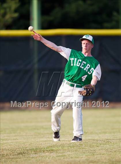 Thumbnail 2 in Triton Central vs Scecina Memorial (IHSAA 2A Sectional Final) photogallery.