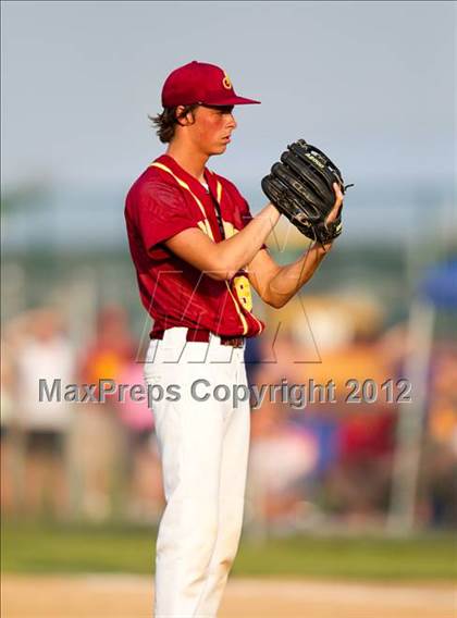 Thumbnail 3 in Triton Central vs Scecina Memorial (IHSAA 2A Sectional Final) photogallery.