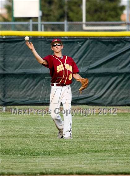Thumbnail 3 in Triton Central vs Scecina Memorial (IHSAA 2A Sectional Final) photogallery.