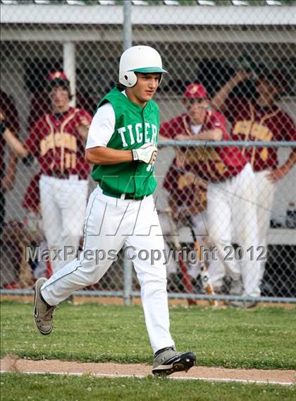 Thumbnail 1 in Triton Central vs Scecina Memorial (IHSAA 2A Sectional Final) photogallery.