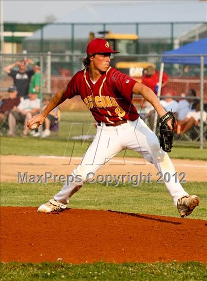 Thumbnail 1 in Triton Central vs Scecina Memorial (IHSAA 2A Sectional Final) photogallery.