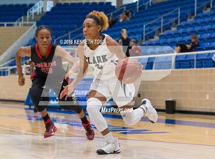 Thumbnail 2 in Wagner @ Clark (NISD Girls Basketball Tournament) photogallery.
