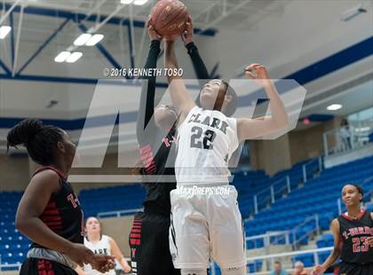 Thumbnail 1 in Wagner @ Clark (NISD Girls Basketball Tournament) photogallery.