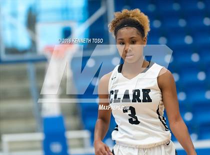 Thumbnail 1 in Wagner @ Clark (NISD Girls Basketball Tournament) photogallery.