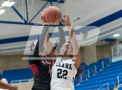 Thumbnail 2 in Wagner @ Clark (NISD Girls Basketball Tournament) photogallery.