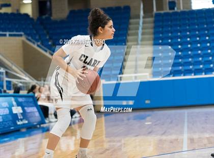 Thumbnail 2 in Wagner @ Clark (NISD Girls Basketball Tournament) photogallery.