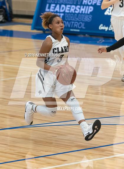 Thumbnail 2 in Wagner @ Clark (NISD Girls Basketball Tournament) photogallery.
