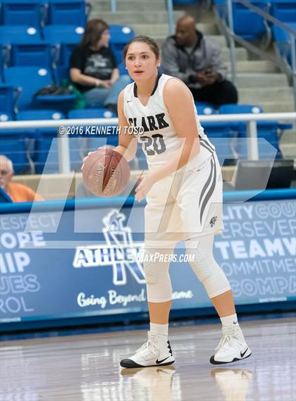 Thumbnail 1 in Wagner @ Clark (NISD Girls Basketball Tournament) photogallery.