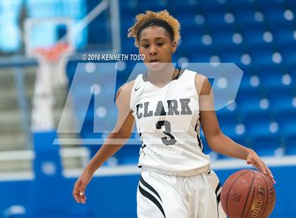 Thumbnail 2 in Wagner @ Clark (NISD Girls Basketball Tournament) photogallery.
