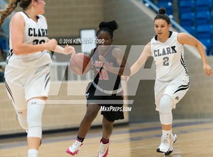 Thumbnail 3 in Wagner @ Clark (NISD Girls Basketball Tournament) photogallery.
