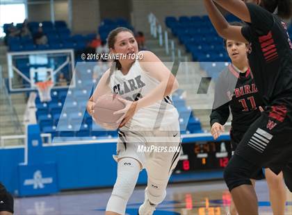 Thumbnail 2 in Wagner @ Clark (NISD Girls Basketball Tournament) photogallery.