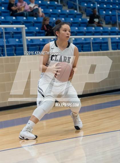 Thumbnail 1 in Wagner @ Clark (NISD Girls Basketball Tournament) photogallery.