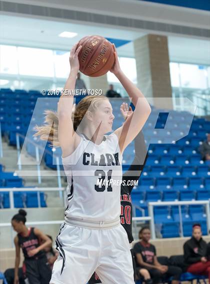 Thumbnail 3 in Wagner @ Clark (NISD Girls Basketball Tournament) photogallery.