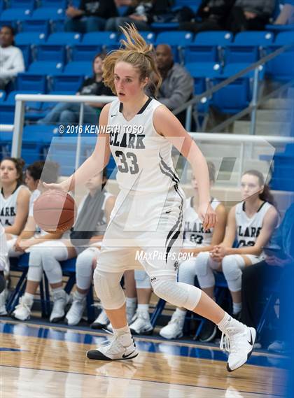 Thumbnail 2 in Wagner @ Clark (NISD Girls Basketball Tournament) photogallery.