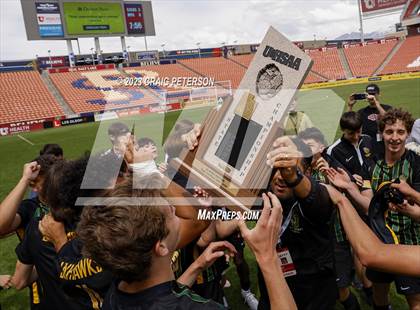 Thumbnail 1 in St. Joseph vs. Maeser Prep Academy (UHSAA 2A Final) photogallery.