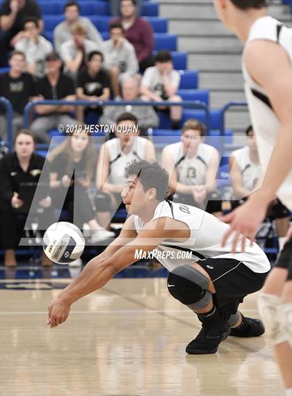 Thumbnail 2 in Oak Park vs. Saddleback Valley Christian (CIF-SS D2 Final) photogallery.