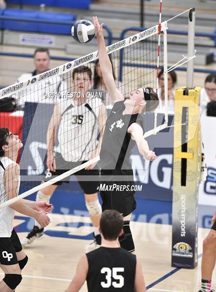 Thumbnail 1 in Oak Park vs. Saddleback Valley Christian (CIF-SS D2 Final) photogallery.