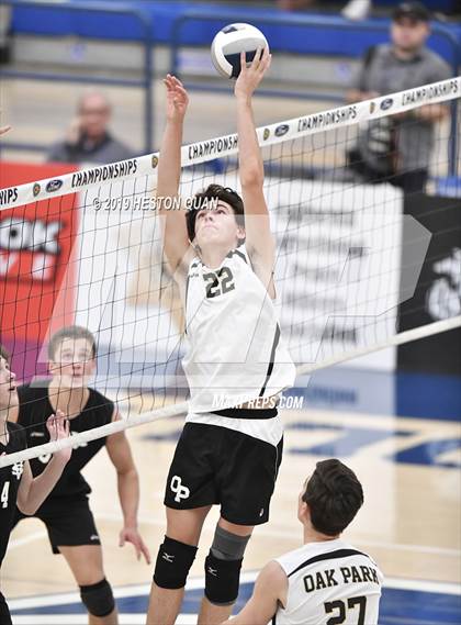 Thumbnail 1 in Oak Park vs. Saddleback Valley Christian (CIF-SS D2 Final) photogallery.