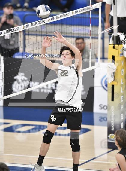 Thumbnail 2 in Oak Park vs. Saddleback Valley Christian (CIF-SS D2 Final) photogallery.
