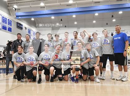 Thumbnail 3 in Oak Park vs. Saddleback Valley Christian (CIF-SS D2 Final) photogallery.