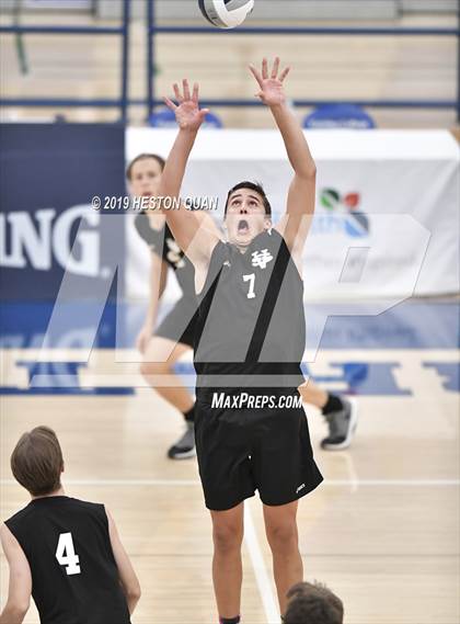 Thumbnail 1 in Oak Park vs. Saddleback Valley Christian (CIF-SS D2 Final) photogallery.