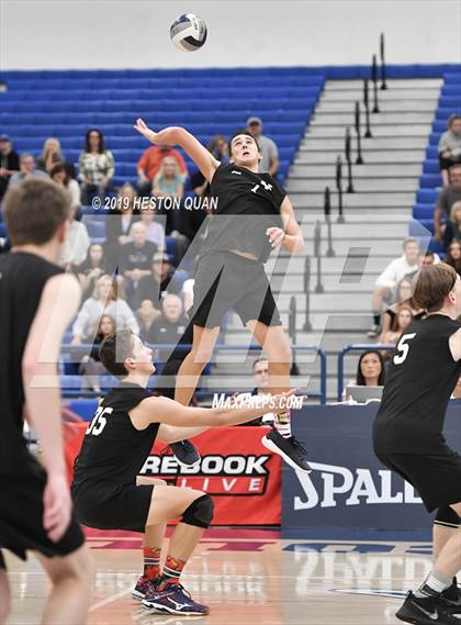 Thumbnail 3 in Oak Park vs. Saddleback Valley Christian (CIF-SS D2 Final) photogallery.