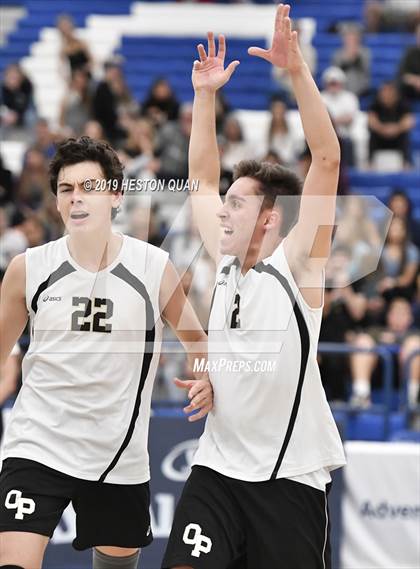 Thumbnail 3 in Oak Park vs. Saddleback Valley Christian (CIF-SS D2 Final) photogallery.