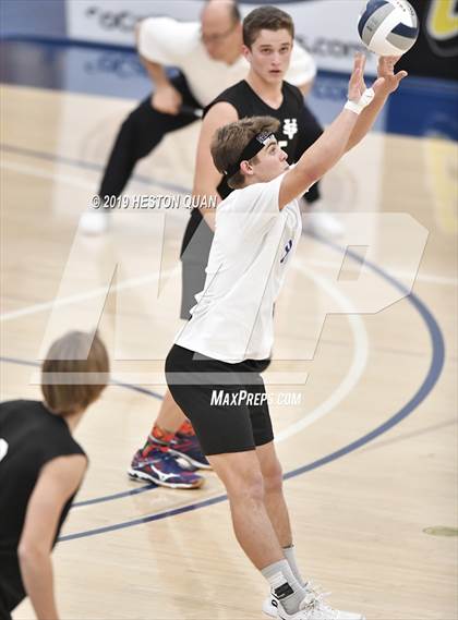Thumbnail 3 in Oak Park vs. Saddleback Valley Christian (CIF-SS D2 Final) photogallery.