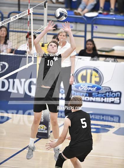 Thumbnail 1 in Oak Park vs. Saddleback Valley Christian (CIF-SS D2 Final) photogallery.
