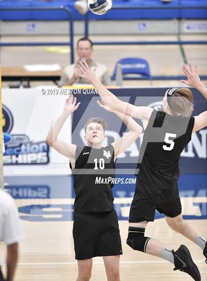 Thumbnail 3 in Oak Park vs. Saddleback Valley Christian (CIF-SS D2 Final) photogallery.