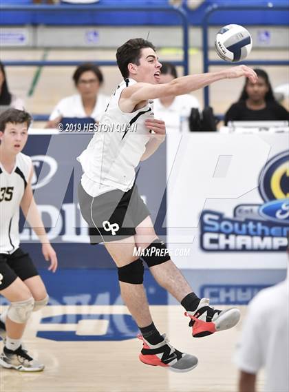 Thumbnail 2 in Oak Park vs. Saddleback Valley Christian (CIF-SS D2 Final) photogallery.