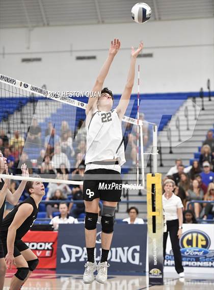 Thumbnail 1 in Oak Park vs. Saddleback Valley Christian (CIF-SS D2 Final) photogallery.