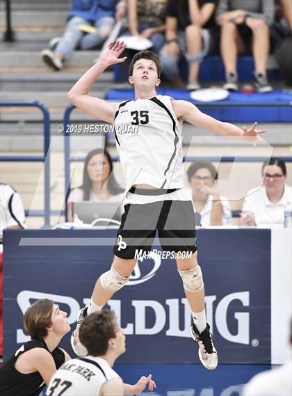 Thumbnail 3 in Oak Park vs. Saddleback Valley Christian (CIF-SS D2 Final) photogallery.