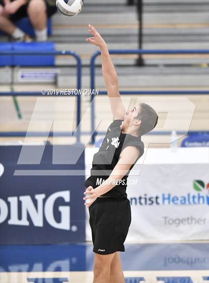 Thumbnail 2 in Oak Park vs. Saddleback Valley Christian (CIF-SS D2 Final) photogallery.